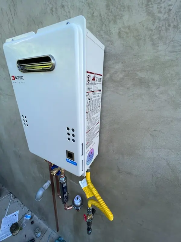 Tankless water heater installation for Notre Dame homes